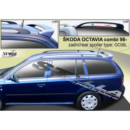 Stylla spoiler zadních dveří Škoda Octavia I Combi (1998 - 2004 + Tour)