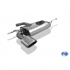 Fox Sportauspuff koncový tlumič výfuku s koncovkou 140x90 Typ 32 pro Volkswagen Golf VI 2008- s motorem 1.2, 1.4, 1.6, 1.6 TDI, 2.0 TDI