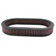 K&N univerzální oválný filtr s vnějším průměrem 371 mm a výškou 51 mm