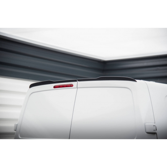 Maxton Design prodloužení spoileru pro Citroen Jumpy Mk3, černý lesklý plast ABS