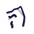 Samco Sport 3-dílná sada silikonových hadic pro doplňkové vedení chladicí kapaliny pro Renault Clio 1 1991 - 1996 1.8 16v, barva: modrá