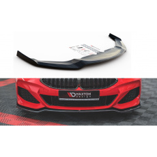 Maxton Design spoiler pod přední nárazník ver.2 pro BMW řada 8 Coupe/G15, černý lesklý plast ABS