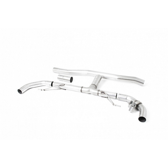 Milltek Sport Front Pipe-back Front Resonator Back - Race (Louder) with Valves pro Mercedes třída A A35 AMG 2.0 Turbo (Sedan - bez OPF/GPF) 2019-2024, využívá originálních koncovek