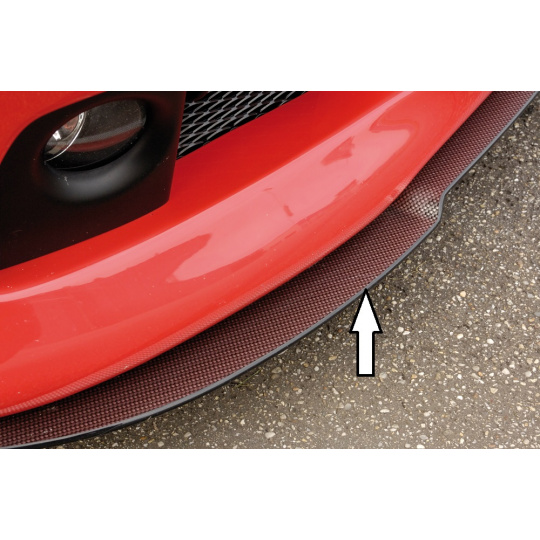 Rieger lipa pod přední nárazník Rieger pro Audi A3 8L 3-dvéř., 5-dvéř., plast ABS s povrchovou úpravou Carbon-Look, pod přední spoiler Rieger obj. kód Y 00056600, Y 000566011