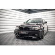 Maxton Design spoiler pod přední nárazník ver.2 pro BMW řada 3 E46, černý lesklý plast ABS, Coupe M-Pack