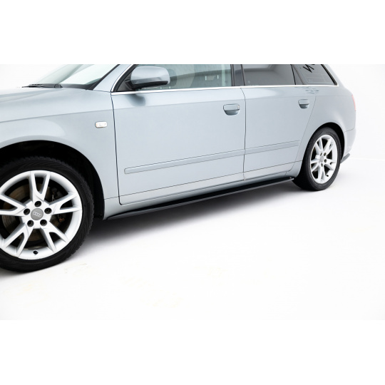 Maxton Design difuzory pod boční prahy pro Audi S4 B6, B7, černý lesklý plast ABS Maxton Design difuzory pod boční prahy pro Audi S4 B6, B7, černý lesklý plast ABS