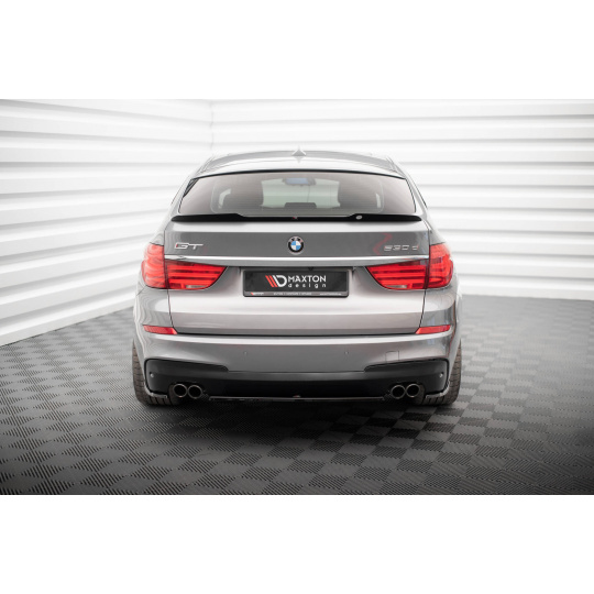 Maxton Design středový spoiler pod zadní nárazník pro BMW řada 5 GT F07 M-Pack, černý lesklý plast ABS