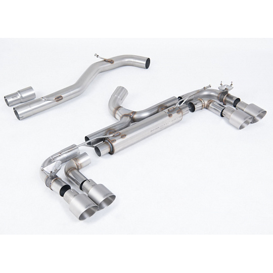 Milltek Sport výfukový systém cat-back 80mm Race System (bez rezonátoru - nejhlasitější) pro Volkswagen Golf MK7 R 2.0 TSI 300PS (80mm Race System Options) 2014-2016, typ koncovek: GT-100 broušené titanové Milltek Sport výfukový systém cat-back 80mm Race System (bez rezonátoru - nejhlasitější) pro Volkswagen Golf MK7 R 2.0 TSI 300PS (80mm Race System Options) 2014-2016, typ koncovek: GT-100 broušené titanové