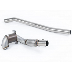 Milltek Sport downpipe a Hi-Flow sportovní katalyzátor V2 Large Bore Downpipe with 200CPSI HJS Cat (104mm to 80mm) pro Volkswagen Golf MK7 R 2.0 TSI 300PS (80mm Race System Options) 2014-2016, pouze pro Milltek Sport 80mm Cat Back Milltek Sport downpipe a Hi-Flow sportovní katalyzátor V2 Large Bore Downpipe with 200CPSI HJS Cat (104mm to 80mm) pro Volkswagen Golf MK7 R 2.0 TSI 300PS (80mm Race System Options) 2014-2016, pouze pro Milltek Sport 80mm Cat Back