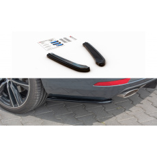 Maxton Design boční difuzory pod zadní nárazník pro Seat Leon Cupra Mk3 Facelift, černý lesklý plast ABS