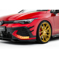 Maxton Design přítlačná křidélka předního nárazníku pro Volkswagen Golf GTI Mk8 Facelift, plast ABS bez povrchové úpravy, Clubsport