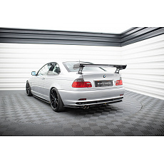 Maxton Design zadní křídlo s široce rozkročenými držáky pro BMW řada 3 E46, E46 Facelift, pravý karbon, Coupe Maxton Design zadní křídlo s široce rozkročenými držáky pro BMW řada 3 E46, E46 Facelift, pravý karbon, Coupe