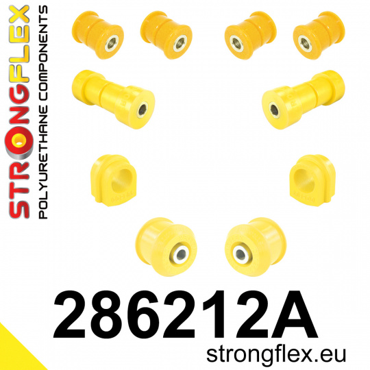 286212A: Strongflex Sada silentbloků předního zavěšení varianta SPORT