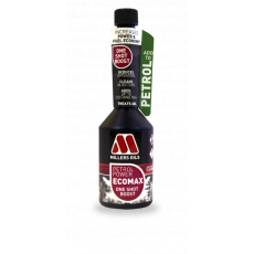 Aditivace benzínu Millers Oils Petrol Power ECOMAX - One Shot Boost, 250ml, s ochrannou proti E5 a E10