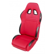 TA Technix sportovní sedačka sklopná - červená Alcantara, pravá