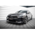 Maxton Design "Street Pro" spoiler pod přední nárazník s křidélky pro Kia Stinger GT, GT-Line, plast ABS bez povrchové úpravy