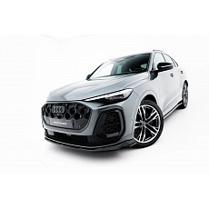 Maxton Design spoiler pod přední nárazník pro Audi SQ5 Mk3, černý lesklý plast ABS, Sportback / SUV
