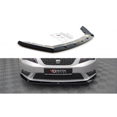 Maxton Design spoiler pod přední nárazník pro Seat Leon Mk3, černý lesklý plast ABS Maxton Design spoiler pod přední nárazník pro Seat Leon Mk3, černý lesklý plast ABS