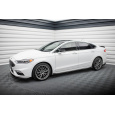 Maxton Design křidélka bočních difuzorů pro Ford Mondeo Mk5 Facelift, černý lesklý plast ABS, Sport