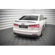 Maxton Design středový spoiler zadního nárazníku pro Audi A6 C8, černý lesklý plast ABS Maxton Design středový spoiler zadního nárazníku pro Audi A6 C8, černý lesklý plast ABS