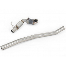 Milltek Sport downpipe a Hi-Flow sportovní katalyzátor V2 Large Bore Downpipe with 200CPSI Race Cat (104mm to 80mm) pro Volkswagen Golf Mk7.5 R 2.0 TSI 310PS (bez GPF) - 80mm Race Systems 2017-2021, pouze pro Milltek Sport 80mm Cat Back Milltek Sport downpipe a Hi-Flow sportovní katalyzátor V2 Large Bore Downpipe with 200CPSI Race Cat (104mm to 80mm) pro Volkswagen Golf Mk7.5 R 2.0 TSI 310PS (bez GPF) - 80mm Race Systems 2017-2021, pouze pro Milltek Sport 80mm Cat Back