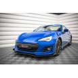 Maxton Design "Street Pro" spoiler pod přední nárazník s křidélky ver.1 pro Subaru BRZ Mk1 Facelift, plast ABS bez povrchové úpravy