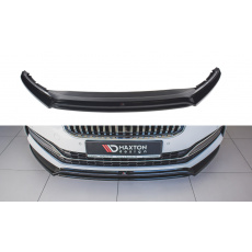 Maxton Design spoiler pod přední nárazník ver.3 pro Škoda Superb Mk3 FL Facelift, Carbon-Look Maxton Design spoiler pod přední nárazník ver.3 pro Škoda Superb Mk3 FL Facelift, Carbon-Look