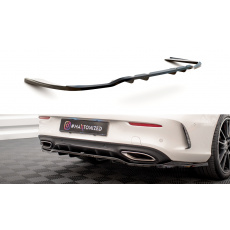 Maxton Design středový spoiler pod zadní nárazník s žebrováním pro Mercedes třída C W205 Facelift/AMG-Line/Coupe, Carbon-Look Maxton Design středový spoiler pod zadní nárazník s žebrováním pro Mercedes třída C W205 Facelift/AMG-Line/Coupe, Carbon-Look