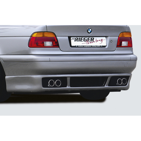 Rieger spoiler pod zadní nárazník pro BMW řada 5 E39 sedan r.v. 12/95-12/02, plast ABS bez povrchové úpravy