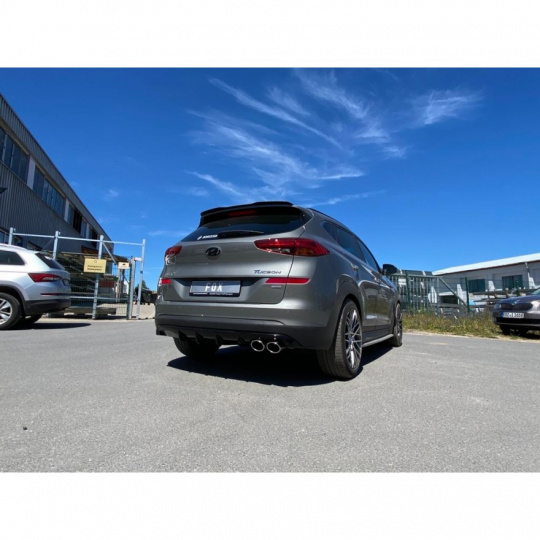 Fox Sportauspuff koncový tlumič výfuku s koncovkou 2x115x85 Typ 44 vpravo pro Hyundai Tucson TLE 2015- s motorem 1.6 D, 2.0 D