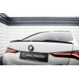 Maxton Design prodloužení spoileru pro BMW i4 G26 M-Pack, černý lesklý plast ABS
