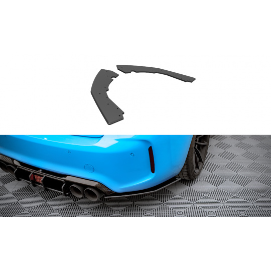 Maxton Design "Street Pro" boční difuzory pod zadní nárazník pro BMW M2 F87, plast ABS bez povrchové úpravy