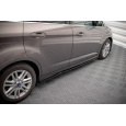 Maxton Design difuzory pod boční prahy pro Ford C-max Mk2, černý lesklý plast ABS