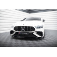 Maxton Design spoiler pod přední nárazník pro Mercedes AMG GT 4 -Door Coupe GT 43 - V8 Styling Package, černý lesklý plast ABS