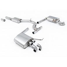 Milltek Sport výfukový systém cat-back 76mm Part Resonated bez klapek (Road+) pro Volkswagen Arteon 2.0TSI 280PS 4Motion (North American bez klapek/Downturn Tips) 2022-2024 Milltek Sport výfukový systém cat-back 76mm Part Resonated bez klapek (Road+) pro Volkswagen Arteon 2.0TSI 280PS 4Motion (North American bez klapek/Downturn Tips) 2022-2024