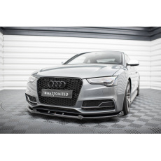 Maxton Design spoiler pod přední nárazník ver.3 pro Audi A5 8T FL, černý lesklý plast ABS, S-Line, Coupe/Sportback Maxton Design spoiler pod přední nárazník ver.3 pro Audi A5 8T FL, černý lesklý plast ABS, S-Line, Coupe/Sportback