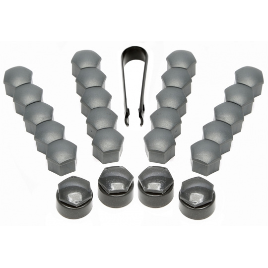 TA Technix sada krytů šroubů, šedá matná, 17mm TA Technix sada krytů šroubů, šedá matná, 17mm