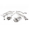 Milltek Sport výfukový systém cat-back (Road+) pro Audi RS4 B9 2.9 V6 Turbo Avant (bez OPF/GPF) 2018-2024, typ koncovek: oválné leštěné