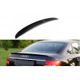 Maxton Design prodloužení spoileru pro Audi A6 C6, černý lesklý plast ABS