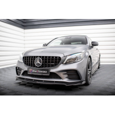 Maxton Design spoiler pod přední nárazník pro Mercedes třída C W205 Facelift/43 AMG/Coupe, W205 Facelift/43 AMG/Sedan, černý lesklý plast ABS Maxton Design spoiler pod přední nárazník pro Mercedes třída C W205 Facelift/43 AMG/Coupe, W205 Facelift/43 AMG/Sedan, černý lesklý plast ABS