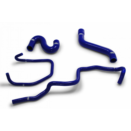 Samco Sport 4-dílná sada silikonových hadic pro vedení chladicí kapaliny pro Opel (Vauxhall) Corsa B  1.4/1.6 16v Gsi s motory X16XE, barva: modrá