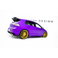 Maxton Design "Street Pro" difuzory pod boční prahy s křidélky pro Volkswagen Golf R Mk8, Mk8 Facelift, plast ABS bez povrchové úpravy, s červenou linkou