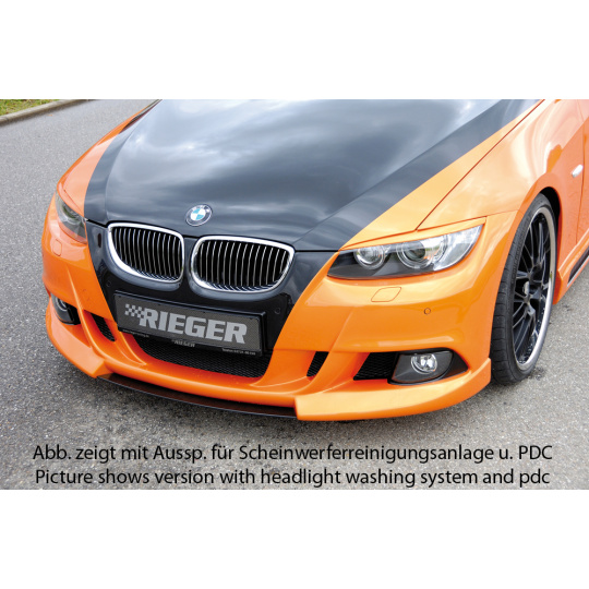 Rieger přední nárazník pro BMW řada 3 E92, E93 kabriolet, kupé před faceliftem, plast ABS bez povrchové úpravy