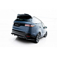 Maxton Design spoiler pod zadní nárazník s žebrováním pro Land rover Discovery HSE Mk5 Facelift, černý lesklý plast ABS