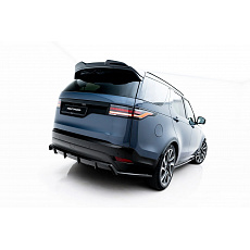 Maxton Design spoiler pod zadní nárazník s žebrováním pro Land rover Discovery HSE Mk5 Facelift, černý lesklý plast ABS