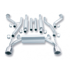 Borla Cat-Back výfukový systém "S-Type" pro Nissan 350Z 3,5l V6 RWD 2-dvéř. Coupé/Convertible, r.v. od 03-08