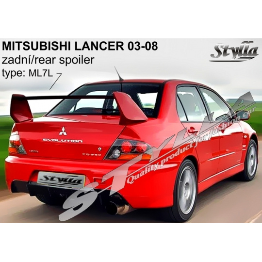 Stylla spoiler zadního víka Mitsubishi Lancer sedan (2003 - 2008)