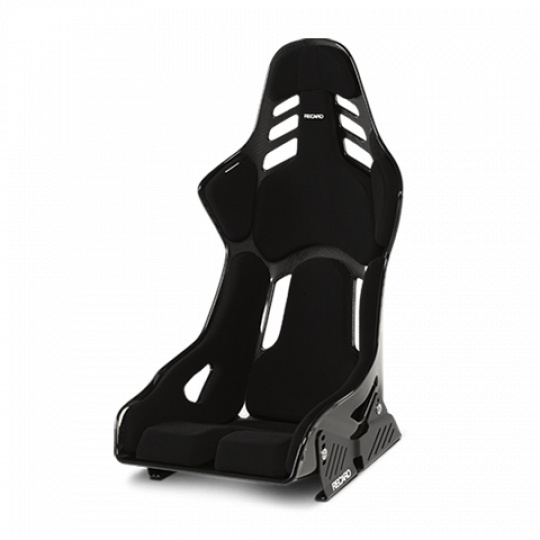 Karbonová sportovní skořepinová sedačka RECARO Podium, černý Perlonvelur, velikost M