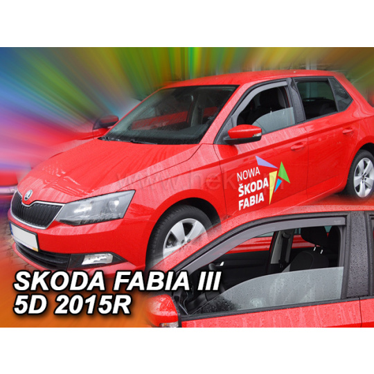 HEKO ofuky oken Škoda Fabia III (od 2014) přední