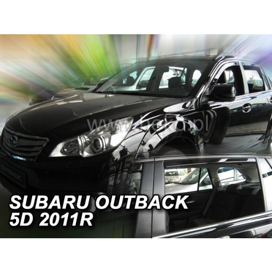 HEKO ofuky oken Subaru Outback (2009-2014) přední + zadní